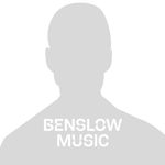 Grey silhouette of a man with Benslow Music written over it